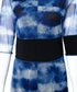 Tie-dyed see-through dress
